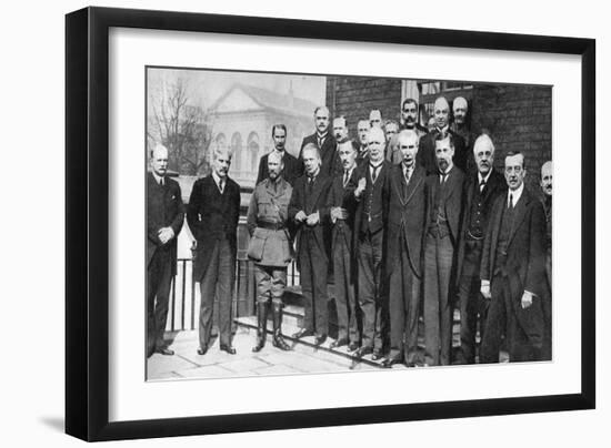 David Lloyd George, British Prime Minister, with Some of His Colleagues, 1917-null-Framed Giclee Print