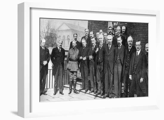 David Lloyd George, British Prime Minister, with Some of His Colleagues, 1917-null-Framed Giclee Print