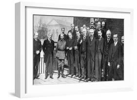 David Lloyd George, British Prime Minister, with Some of His Colleagues, 1917-null-Framed Giclee Print