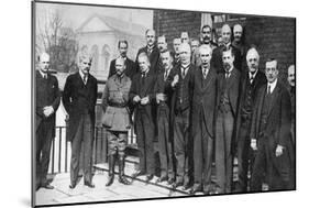 David Lloyd George, British Prime Minister, with Some of His Colleagues, 1917-null-Mounted Giclee Print