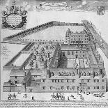 New College, Oxford, from 'Oxonia Illustrata', Published 1675 (Engraving)-David Loggan-Giclee Print