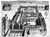 Loggan's Map of Oxford, Western Sheet, from 'Oxonia Illustrated', published 1675-David Loggan-Giclee Print