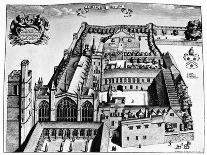 Loggan's Map of Oxford, Western Sheet, from 'Oxonia Illustrated', published 1675-David Loggan-Giclee Print