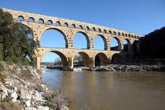 Roman Aqueduct of Pont Du Gard-David Lomax-Photographic Print