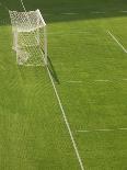 Goal and Net on Empty Soccer Field-David Madison-Photographic Print