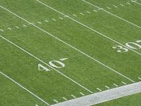 Yard Lines on Football Field-David Madison-Photographic Print