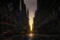 New York at Dusk-David Martin Castan-Stretched Canvas