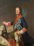 Frederick II of Prussia, 1743-David Matthieu-Framed Stretched Canvas