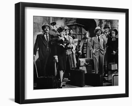 David Niven, James Cromwell, Peter Sellers, Peter Falk. Murder by Death,1976-null-Framed Photographic Print