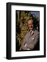 David Niven on Set of the Lady L-Gjon Mili-Framed Photographic Print