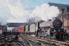 A 'Thompson' B1 Class Moving Empty Stock on a Cold February Morning, 1998-David Nolan-Stretched Canvas
