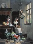 A Maid in the Kitchen-David Noter-Framed Stretched Canvas