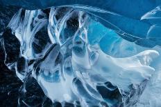Ice cave beneath the Breidemerkurjokull glacier, Iceland-David Noton-Photographic Print