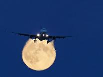 Full Moon Over Vancouver-David Nunuk-Photographic Print