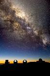 Mauna Kea Observatory & Comet Hale-Bopp-David Nunuk-Photographic Print