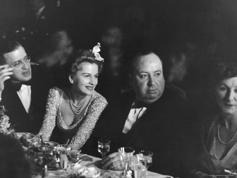 David O. Selznick,Joan Fontaine, and Alfred Hitchcock and Wife at Academy  Award Presentation Dinner' Premium Photographic Print - Peter Stackpole |  AllPosters.com