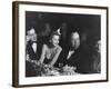 David O. Selznick,Joan Fontaine, and Alfred Hitchcock and Wife at Academy Award Presentation Dinner-Peter Stackpole-Framed Premium Photographic Print