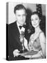 David O. Selznick Presented Vivian Leigh with Her Oscar for Gone with the Wind-null-Stretched Canvas