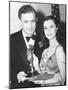 David O. Selznick Presented Vivian Leigh with Her Oscar for Gone with the Wind-null-Mounted Photo