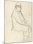 David of Cambridge (Graphite on Paper)-William Nicholson-Mounted Giclee Print