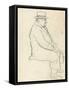 David of Cambridge (Graphite on Paper)-William Nicholson-Framed Stretched Canvas