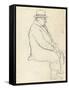 David of Cambridge (Graphite on Paper)-William Nicholson-Framed Stretched Canvas