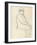 David of Cambridge (Graphite on Paper)-William Nicholson-Framed Giclee Print