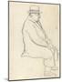 David of Cambridge (Graphite on Paper)-William Nicholson-Mounted Giclee Print