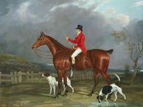 Elis' with J. Day Up: Winner of the St. Ledger, 1836 and 'Bay Middleton' with J. Robinson Up: the…-David Dalby of York-Framed Giclee Print