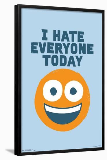 David Olenick - Hate Everyone-Trends International-Framed Poster