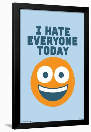 David Olenick - Hate Everyone-Trends International-Framed Poster