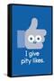 David Olenick - I Give Pity Likes-Trends International-Framed Stretched Canvas