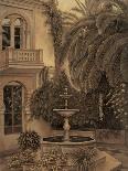 The Loggia and Fountain-David Parks-Art Print