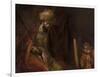 David Playing on the Harp Before Saul, 1658-59-Rembrandt van Rijn-Framed Giclee Print