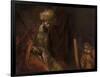 David Playing on the Harp Before Saul, 1658-59-Rembrandt van Rijn-Framed Giclee Print