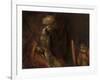 David Playing on the Harp Before Saul, 1658-59-Rembrandt van Rijn-Framed Giclee Print