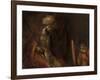 David Playing on the Harp Before Saul, 1658-59-Rembrandt van Rijn-Framed Giclee Print