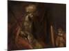 David Playing on the Harp Before Saul, 1658-59-Rembrandt van Rijn-Mounted Giclee Print