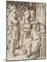 David Playing the Harp before Saul, C.1508-Lucas van Leyden-Mounted Giclee Print