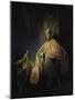 David Playing the Harp before Saul, C. 1630-Rembrandt van Rijn-Mounted Giclee Print