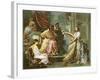 David Playing the Harp for Saul-Andreas Cellarius-Framed Giclee Print