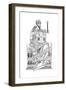 David Playing the Lyre, 10th Century-null-Framed Giclee Print