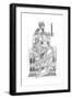 David Playing the Lyre, 10th Century-null-Framed Giclee Print