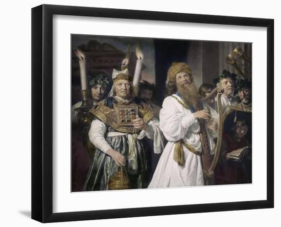 David Plays the Harp Before Saul-Jan Debray-Framed Giclee Print