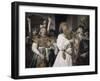 David Plays the Harp Before Saul-Jan Debray-Framed Giclee Print