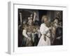 David Plays the Harp Before Saul-Jan Debray-Framed Giclee Print