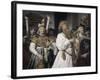 David Plays the Harp Before Saul-Jan Debray-Framed Giclee Print