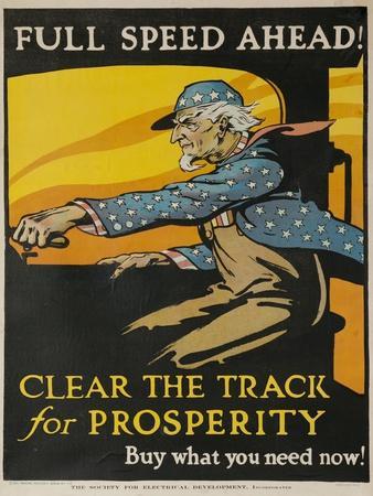 Full Spead Ahead, Clear the Tracks for Prosperity