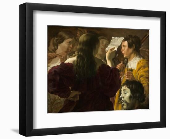 David Praised by the Israelite Women, 1623-Hendrick Ter Brugghen-Framed Giclee Print