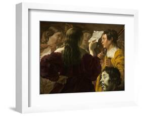 David Praised by the Israelite Women, 1623-Hendrick Ter Brugghen-Framed Giclee Print